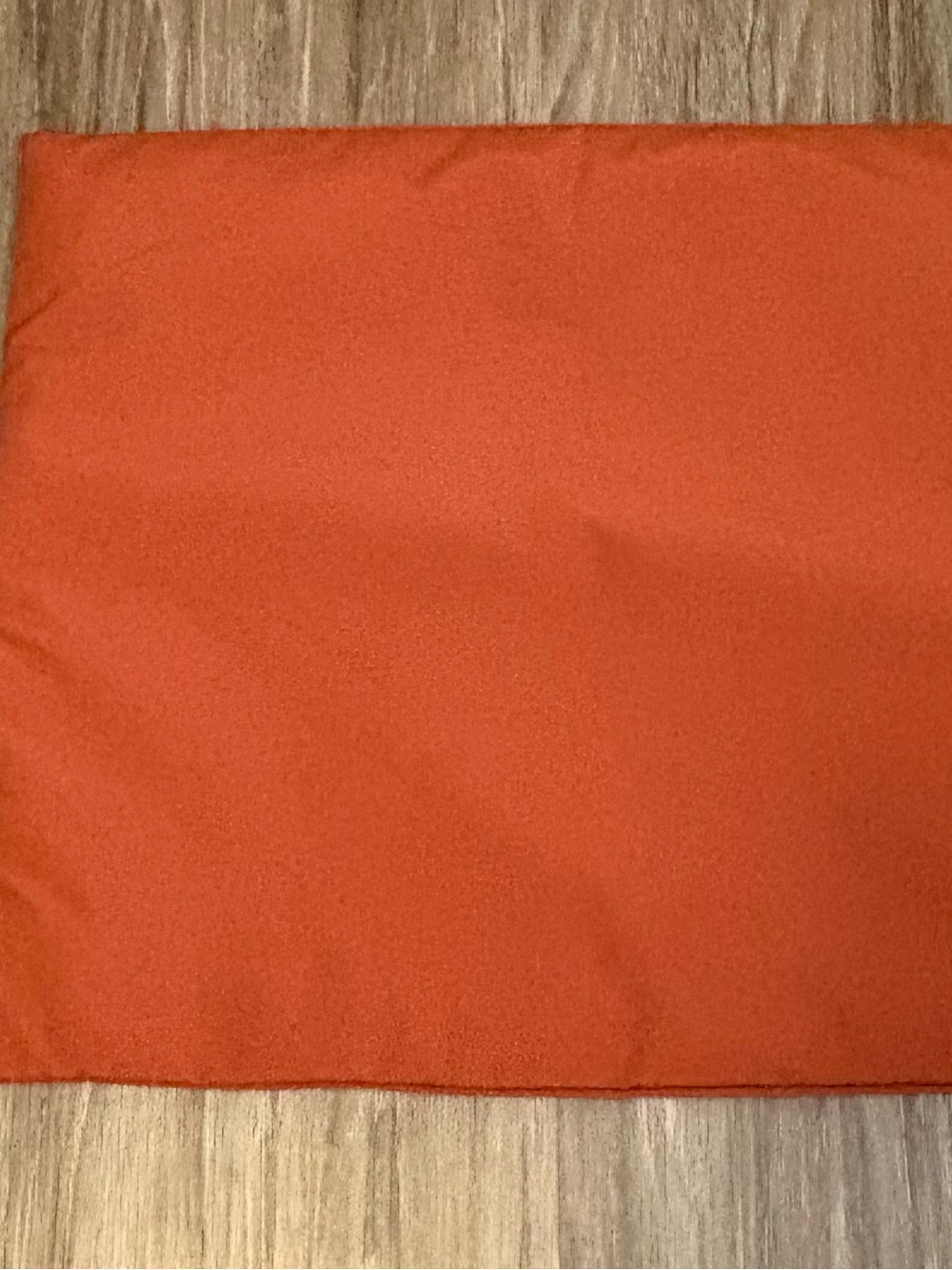 Solid Orange Decorative Pillow Cover Set